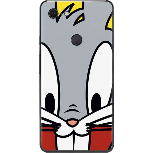 Looney Tunes Bugs Bunny Zoomed In Google Pixel 3 XL Skin
